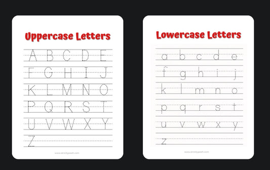 Tracing Sheets Deluxe (Printable)